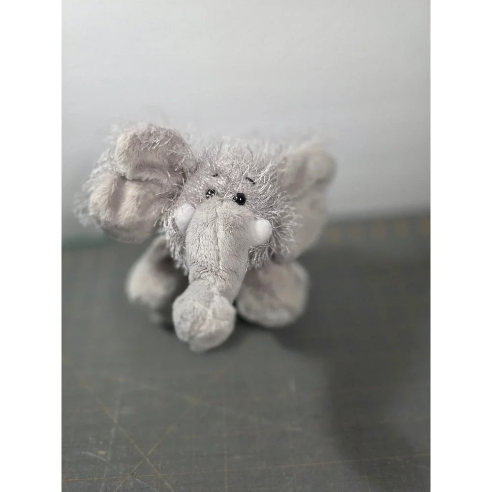 Ganz Webkinz Elephant Grey Fuzzy Plush Stuffed Animal HM007 Small